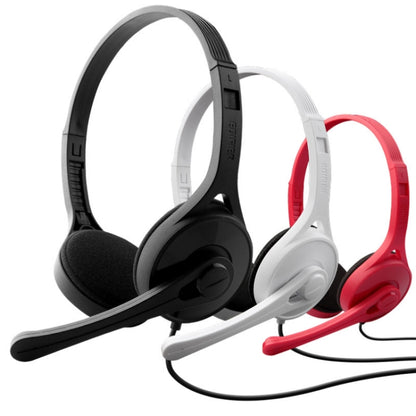 Edifier K550 3.5mm Plug Wired Wire Control Stereo Computer Game Headset with Microphone, Cable Length: 2m(China Red) - Multimedia Headset by Edifier | Online Shopping South Africa | PMC Jewellery
