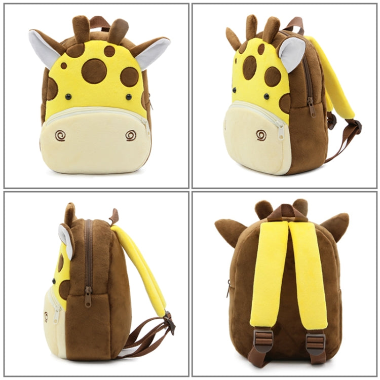 Kids 3D Animal Velvet Backpacks Children Cartoon Kindergarten Toys Gifts School Bags(Dog) - Kids Bags by PMC Jewellery | Online Shopping South Africa | PMC Jewellery