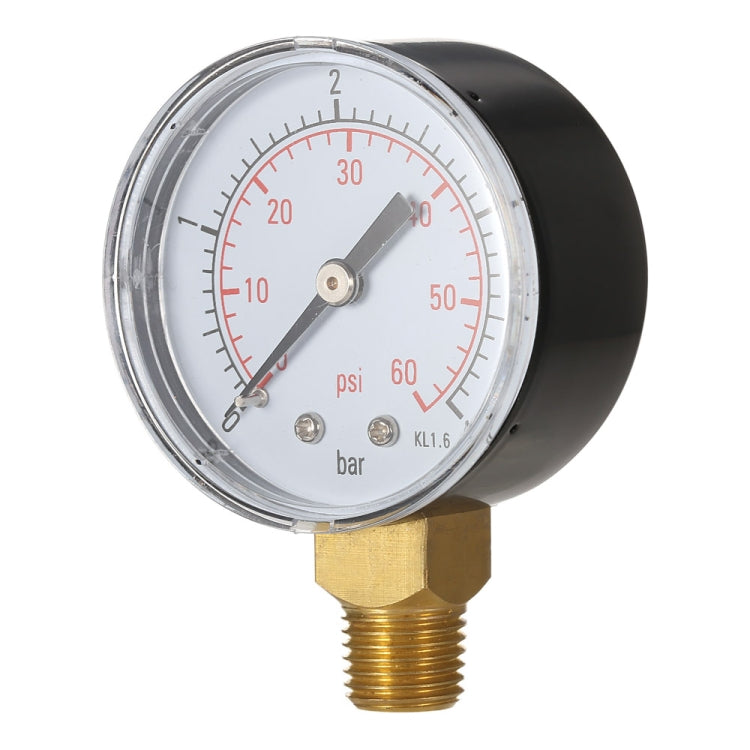 Stainless Steel Shockproof Pool Filter Hydraulic Pressure Gauge - Measuring Tools by PMC TechLife | Online Shopping South Africa | PMC TechLife