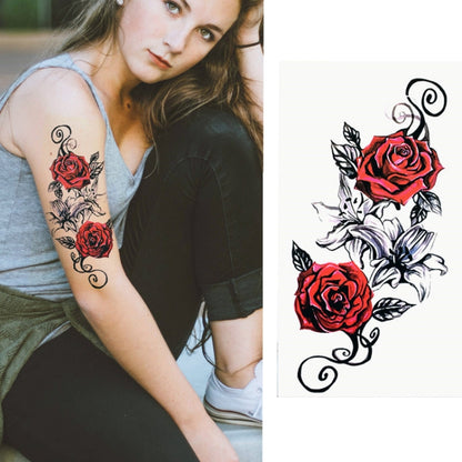 2 PCS Small Full Arm Temporary Waterproof Tattoo Stickers(xqb012) - Sticker by PMC Jewellery | Online Shopping South Africa | PMC Jewellery