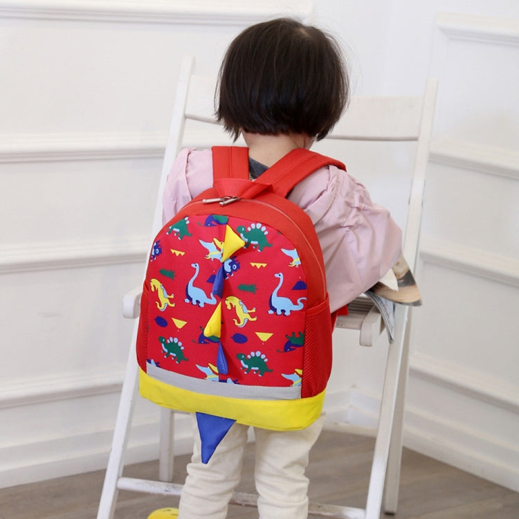 Backpack Cute Cartoon Dinosaur School Bags for Children(Red) - Kids Bags by PMC Jewellery | Online Shopping South Africa | PMC Jewellery