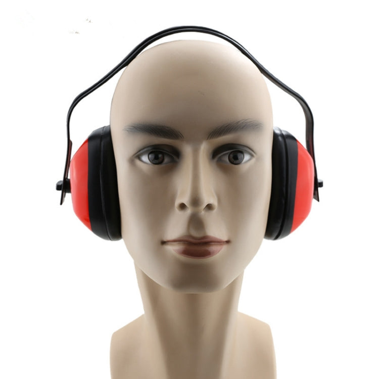Anti-Noise Safety Work Sleep Hearing Protection Headphones Protective Earmuffs(Red) - Other Protection by PMC TechLife | Online Shopping South Africa | PMC TechLife