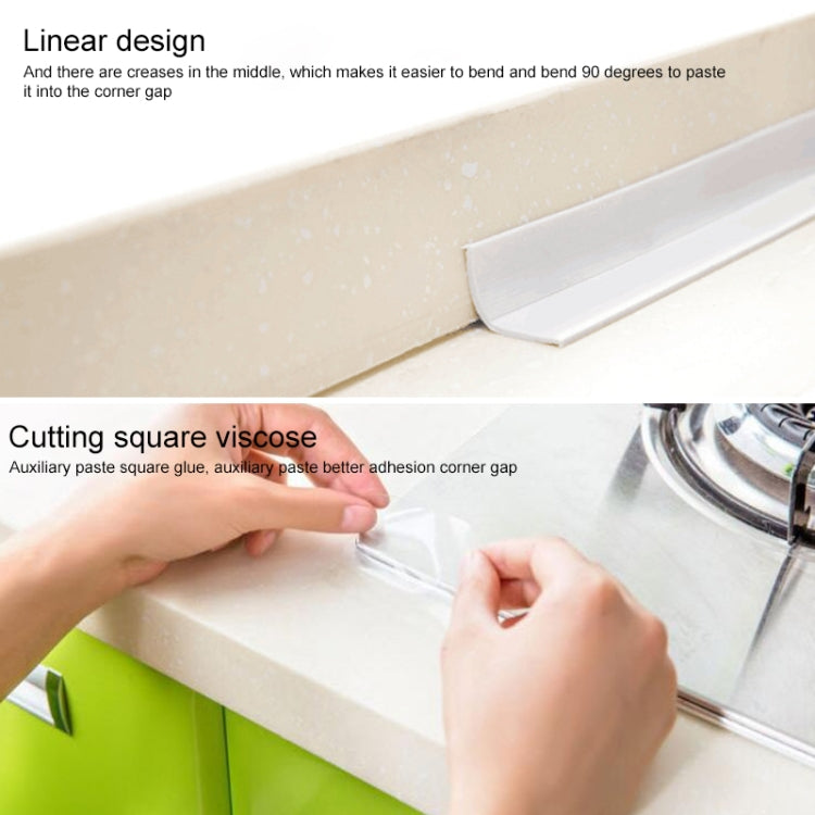 Durable PVC Material Waterproof Mold Proof Adhesive Tape  Kitchen Bathroom Wall Sealing Tape, Width:3.8cm x 3.2m(Brown) - Adhesives & Sealers by PMC TechLife | Online Shopping South Africa | PMC TechLife