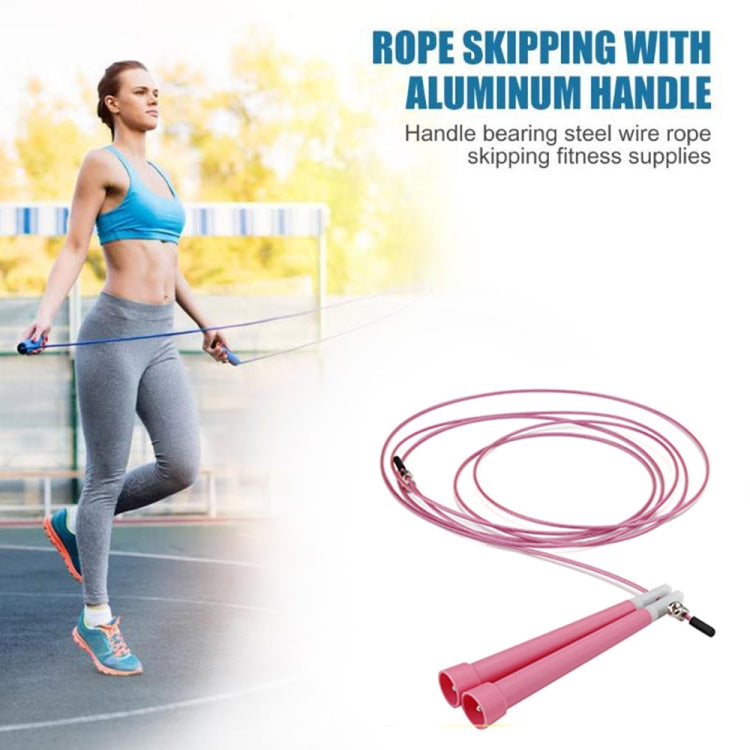 Steel Wire Skipping Skip Adjustable Fitness Jump Rope，Length: 3m(Red) - Fitness Equipments by PMC Jewellery | Online Shopping South Africa | PMC Jewellery