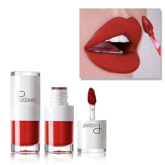 Liquid Matte Lipstick Waterproof Red Lip Makeup Long Lasting Lip Tint(E516) - Lips by PMC Jewellery | Online Shopping South Africa | PMC Jewellery