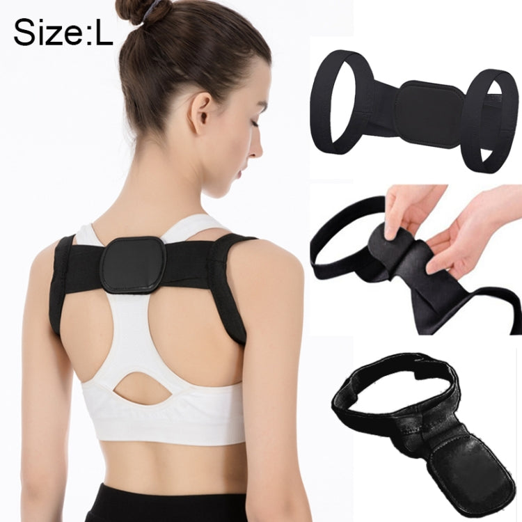 Adjustable Women Back Posture Corrector Shoulder Support Brace Belt Health Care Back Posture Belt, Size:L (Black) - Corrector by PMC Jewellery | Online Shopping South Africa | PMC Jewellery