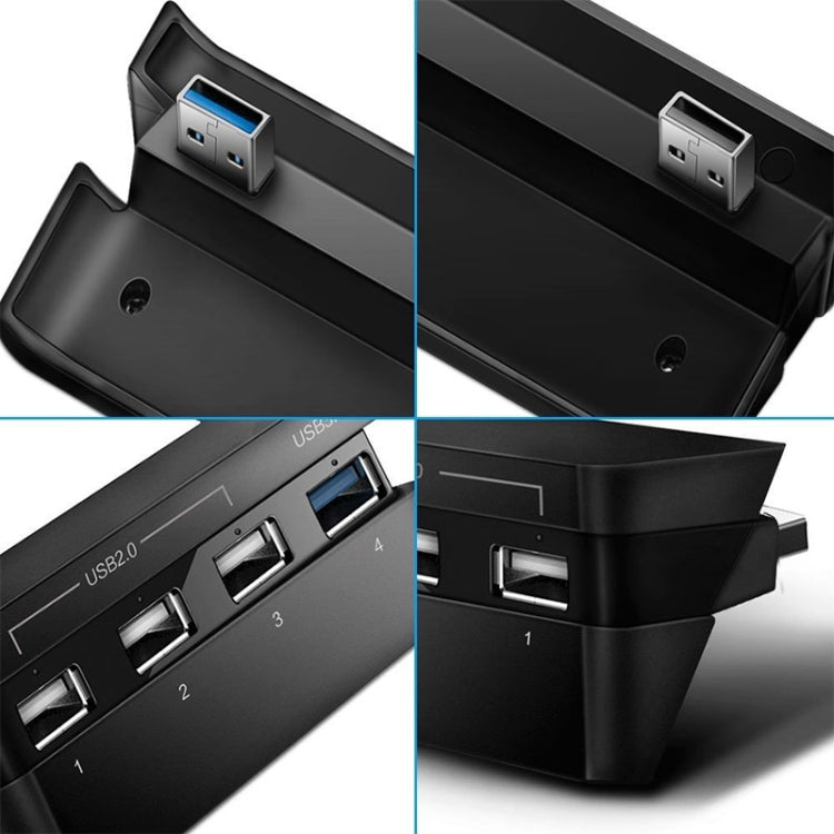 2 PCS Extend USB Adapter Accessories for Play Station 4 Slim Console USB HUB 3.0 High Speed - Charger & Power by PMC TechLife | Online Shopping South Africa | PMC TechLife