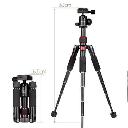 Xiletu FM5S-MINI 5-Section Folding Legs Mini Desktop Tripod Mount(Titanium) - Tripods by Xiletu | Online Shopping South Africa | PMC Jewellery | Buy Now Pay Later Mobicred