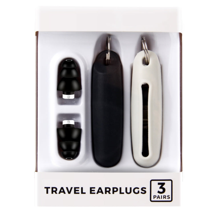 Anti-Noise Sleep Earplugs Silicone Soundproof Earplugs Industrial Noise Cancelling Silent Earplugs(Black) - Earmuff & Pad by PMC Jewellery | Online Shopping South Africa | PMC Jewellery