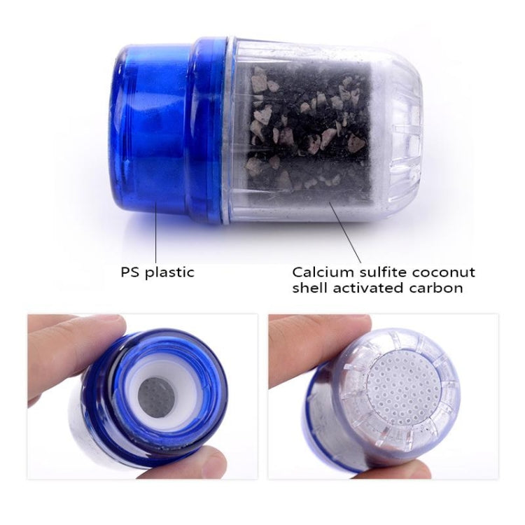2 PCS Household Tap Water Purifier Kitchen Faucet Filter Activated Carbon Three-layer Water Filter - Faucets & Accessories by PMC TechLife | Online Shopping South Africa | PMC TechLife