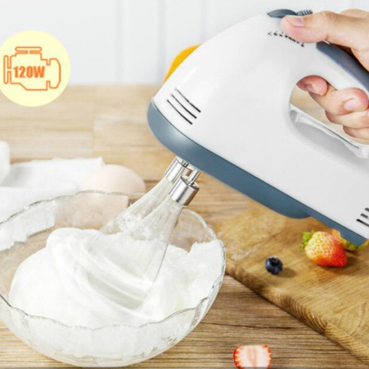 Whisk Electric Household Mini Whisk Baking Small Whipped Cream Machine, Specification:EU Plug+4 Stirring Rods - Stirrer & Squeezer by PMC TechLife | Online Shopping South Africa | PMC TechLife