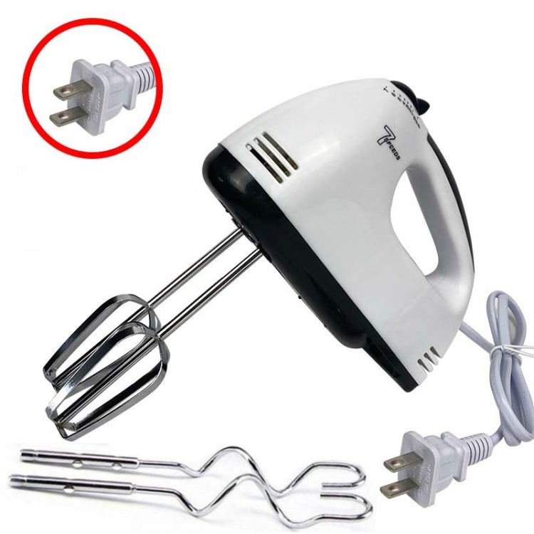 Whisk Electric Household Mini Whisk Baking Small Whipped Cream Machine, Specification:US Plug+4 Stirring Rods - Stirrer & Squeezer by PMC TechLife | Online Shopping South Africa | PMC TechLife