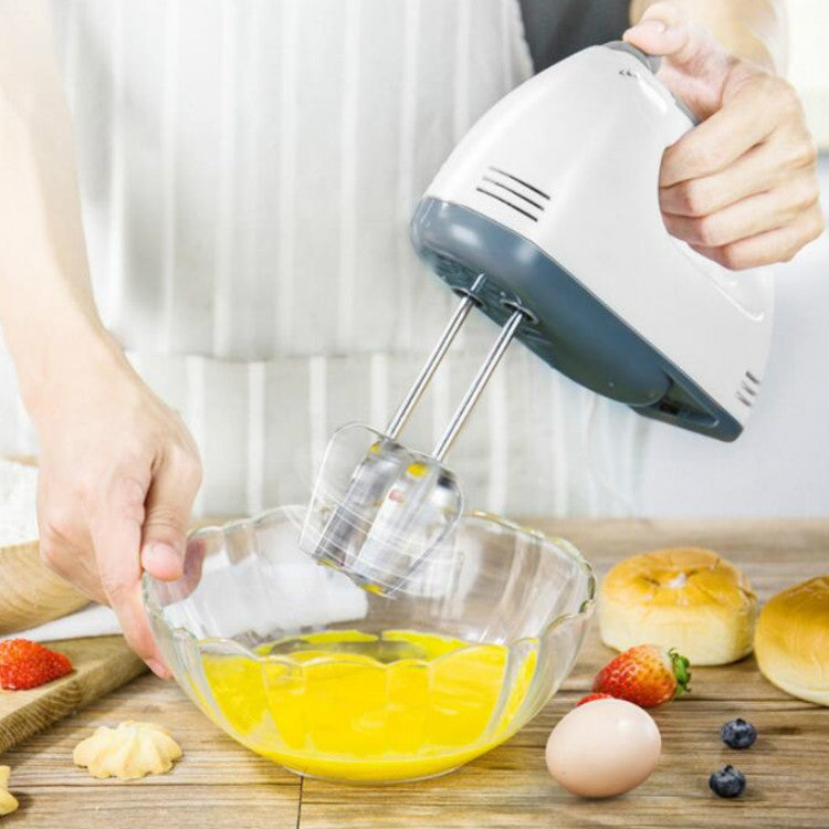 Whisk Electric Household Mini Whisk Baking Small Whipped Cream Machine, Specification:UK Plug+4 Stirring Rods - Stirrer & Squeezer by PMC TechLife | Online Shopping South Africa | PMC TechLife