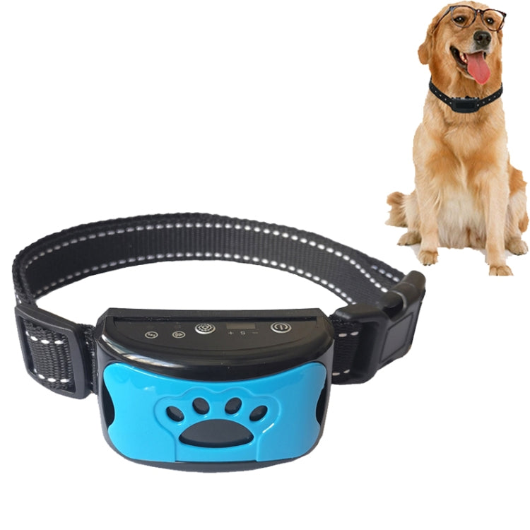 Rechargeable Waterproof Intelligent Identification Automatic Lock Bark Stop(Sky Blue) - Training Aids by PMC TechLife | Online Shopping South Africa | PMC TechLife