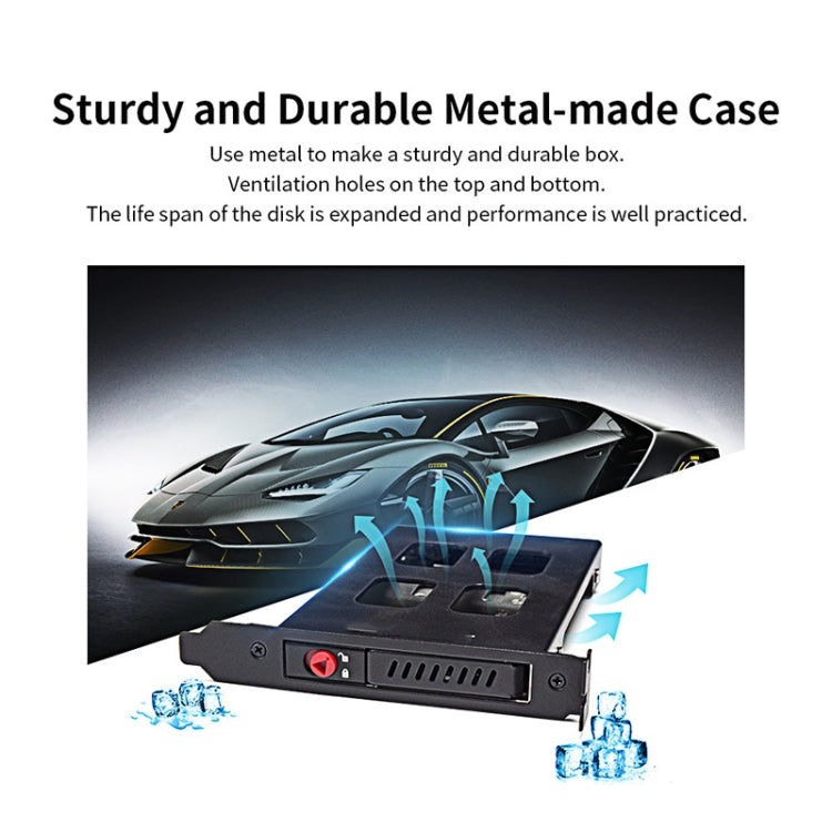 OImaster MR-9100 PCI Single-Disk Hard Disk Box Built-In Hard Disk Rack - Caddies & Enclosures by PMC TechLife | Online Shopping South Africa | PMC TechLife