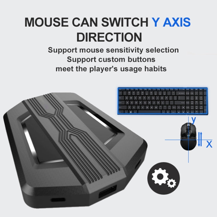 Keyboard And Mouse Converter For PS4/Switch/PS4 Pro/XBOX ONE(Black) - Adapter & Cables by PMC Jewellery | Online Shopping South Africa | PMC Jewellery