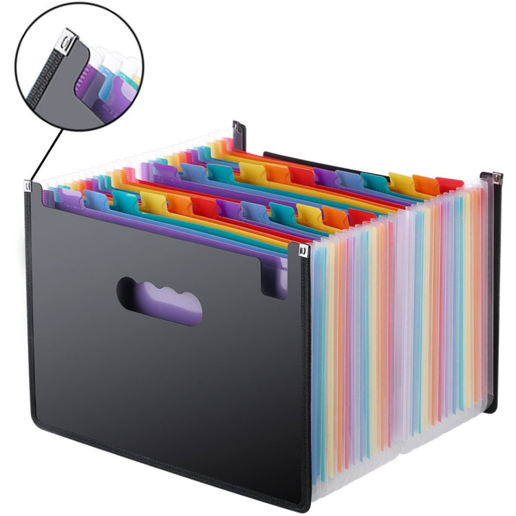 Organ Expanding Colored File Folder A4 Organizer Portable Business Office Supplies, Size: 33x23.5cm, Size:24 Pockets - File Folder by PMC Jewellery | Online Shopping South Africa | PMC Jewellery