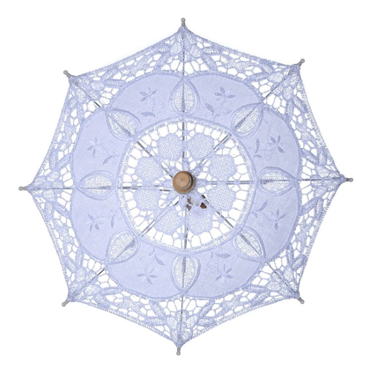 Wedding Bridal Lace Umbrella Shooting Props Wedding Supplies, Size: Length 43/Diameter 45cm(White) - Umbrellas by PMC Jewellery | Online Shopping South Africa | PMC Jewellery