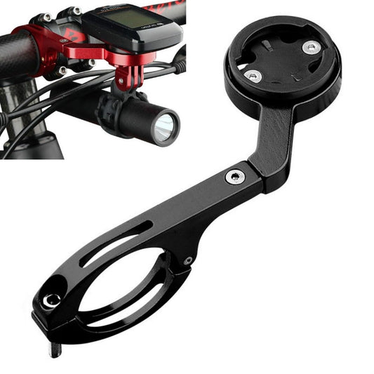 Bicycle Mountain Bike Aluminum Alloy Code Table Stand Universal Code Table Extension Flashlight Bracket(Black) - Holders by PMC Jewellery | Online Shopping South Africa | PMC Jewellery