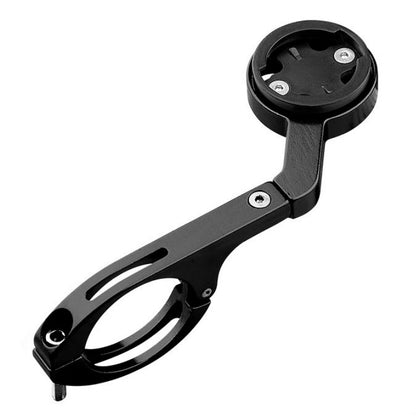 Bicycle Mountain Bike Aluminum Alloy Code Table Stand Universal Code Table Extension Flashlight Bracket(Black) - Holders by PMC Jewellery | Online Shopping South Africa | PMC Jewellery