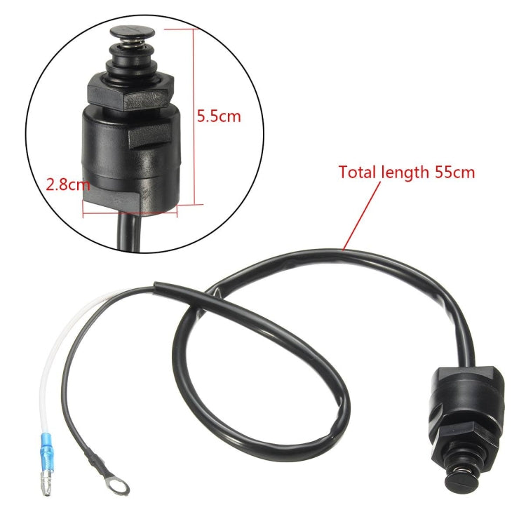 Universal Boat Outboard Engine Motor Kill Stop Switch Safety Tether Lanyard Motorcycle Switches - Electrical System by PMC TechLife | Online Shopping South Africa | PMC TechLife