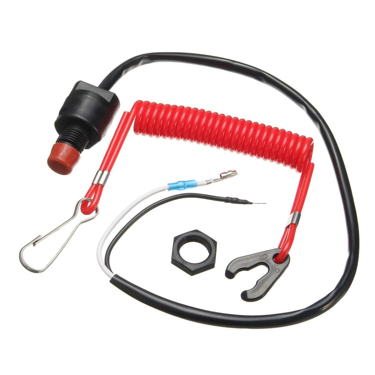 Universal Boat Outboard Engine Motor Kill Stop Switch Safety Tether Lanyard Motorcycle Switches - Electrical System by PMC Jewellery | Online Shopping South Africa | PMC Jewellery