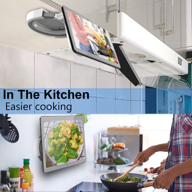 Two-in-one Multifunctional Wall-mounted Desktop Phone Computer Bracket(Black Nano Stickers) - Desktop Holder by PMC TechLife | Online Shopping South Africa | PMC TechLife