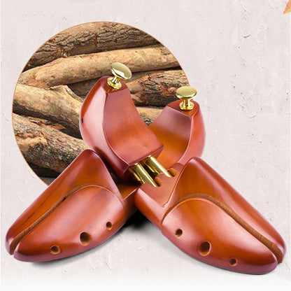 1 Pair Solid Wood Retractable Shoe Last Adjustable Shoe Supporter Shaping Moisture-Proof Shoe Support( 41-42) - Shoes Care by PMC Jewellery | Online Shopping South Africa | PMC Jewellery