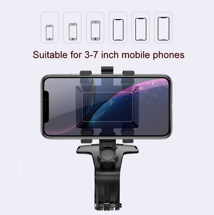 Car Mobile Phone Holder Car Dashboard Rearview Mirror Navigation Bracket With Stop Sign - free shipping - PMC TechLife - Order now!