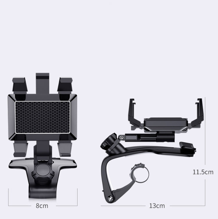 Car Mobile Phone Holder Car Dashboard Rearview Mirror Navigation Bracket With Stop Sign - free shipping - PMC TechLife - Order now!