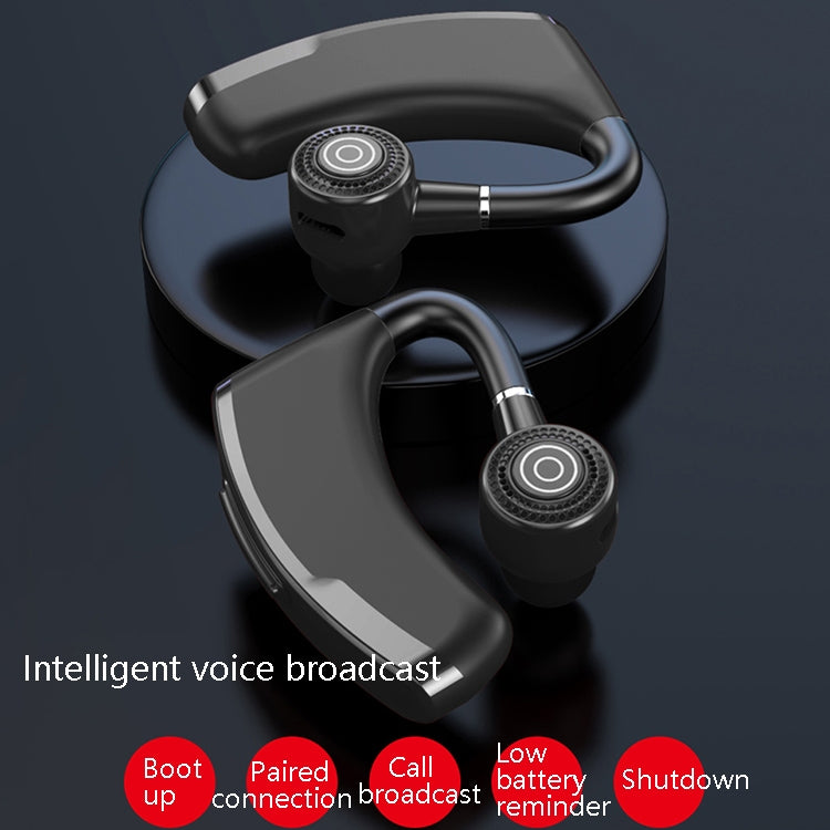 V10P Wireless Bluetooth V5.0 Sport Headphone without Charging Box Support Voice Reception(Black) - Bluetooth Earphone by PMC Jewellery | Online Shopping South Africa | PMC Jewellery