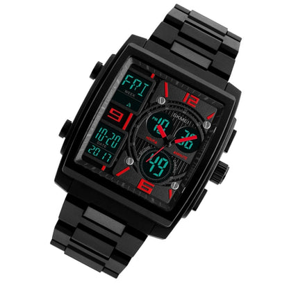 SKMEI 1274  Men Fashion Electronic Watch Multifunctional Outdoor Sports Watch(Red) - Sport Watches by SKMEI | Online Shopping South Africa | PMC Jewellery | Buy Now Pay Later Mobicred