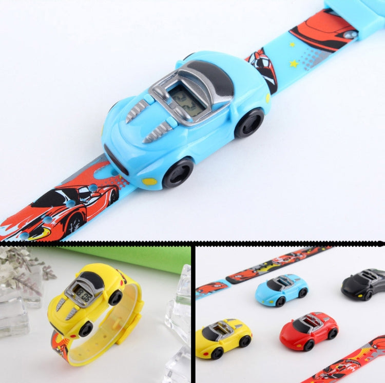 SKMEI 1241 Fashion Cute Cartoon Car Children Digital Watch(Blue) - Cartoon Watches by SKMEI | Online Shopping South Africa | PMC Jewellery | Buy Now Pay Later Mobicred