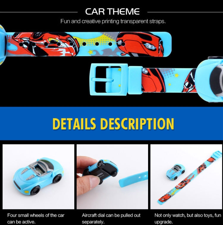 SKMEI 1241 Fashion Cute Cartoon Car Children Digital Watch(Blue) - Cartoon Watches by SKMEI | Online Shopping South Africa | PMC Jewellery | Buy Now Pay Later Mobicred