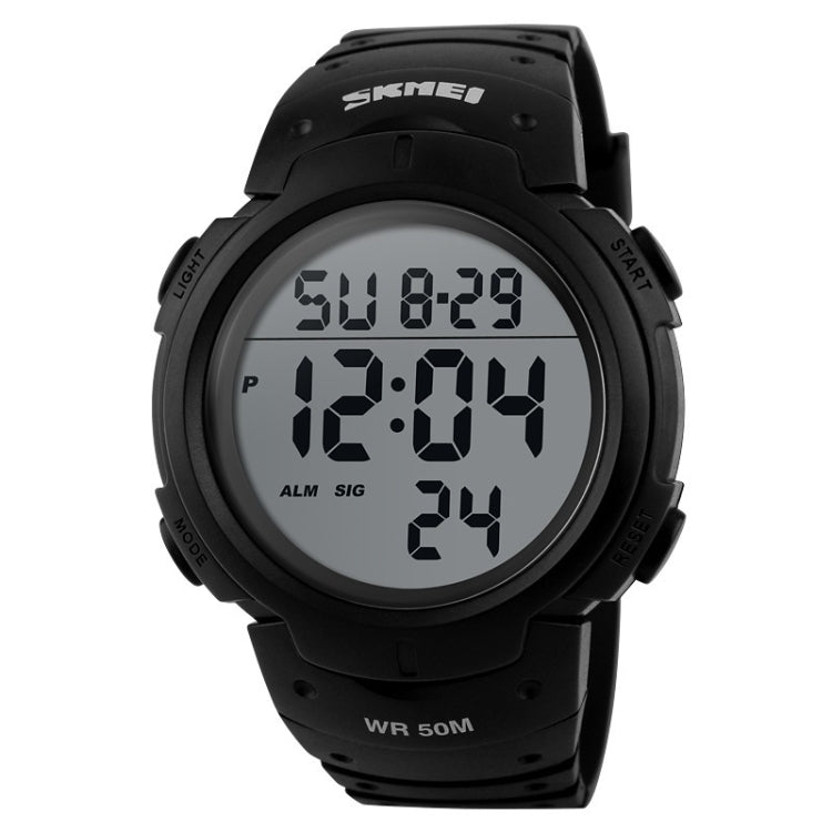 SKMEI 1068 Men Waterproof Outdoor Sports Digital Watch Student Fashion Watch(Black) - Sport Watches by SKMEI | Online Shopping South Africa | PMC Jewellery | Buy Now Pay Later Mobicred