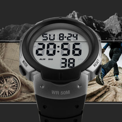 SKMEI 1068 Men Waterproof Outdoor Sports Digital Watch Student Fashion Watch(Black) - Sport Watches by SKMEI | Online Shopping South Africa | PMC Jewellery | Buy Now Pay Later Mobicred