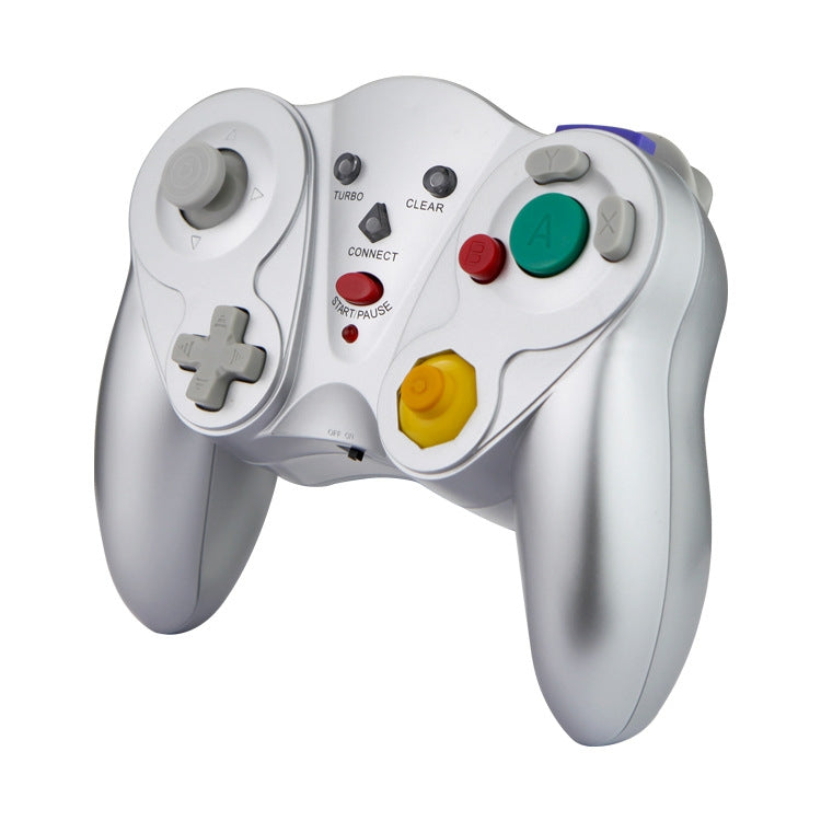 HY-5201 2.4HGz Wireless Gamepad For Nintendo NGC, Color of the product: Silver - Gamepads by PMC Jewellery | Online Shopping South Africa | PMC Jewellery