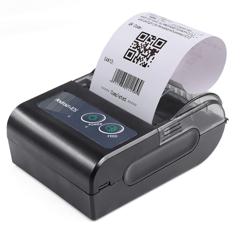 58HB6 Portable Bluetooth Thermal Printer Label Takeaway Receipt Machine, Supports Multi-Language & Symbol/Picture Printing, Model: EU Plug (English) - Printer by PMC TechLife | Online Shopping South Africa | PMC TechLife