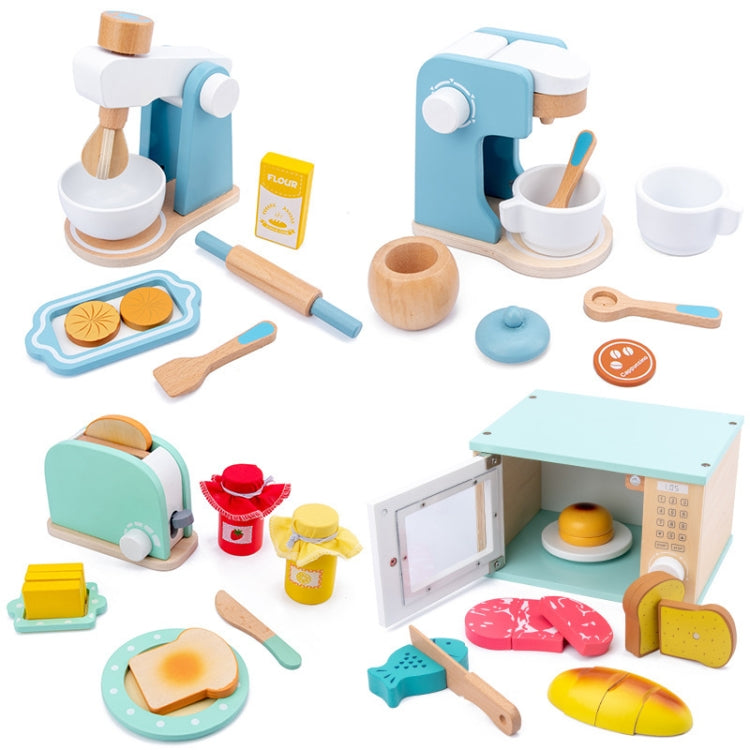 Children Simulation Kitchen Set Baby Wooden Food Cutting Pretend Play Toy Bread Maker - Pretend Play Toys by PMC Jewellery | Online Shopping South Africa | PMC Jewellery