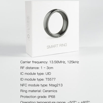 JAKCOM R4 Smart Ring Multifunctional Lord Of The Rings, Size: 57.1mm for Apple & Android(Number 8) - Smart Rings / Smart Telephones by JAKCOM | Online Shopping South Africa | PMC Jewellery | Buy Now Pay Later Mobicred