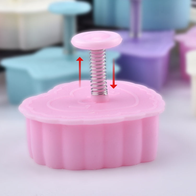 4 in 1 Three-Dimensional Fondant Biscuit Embossing Mold Push-Type Cake Mold Random Style Delivery - Food Molds by PMC TechLife | Online Shopping South Africa | PMC TechLife | Buy Now Pay Later Mobicred