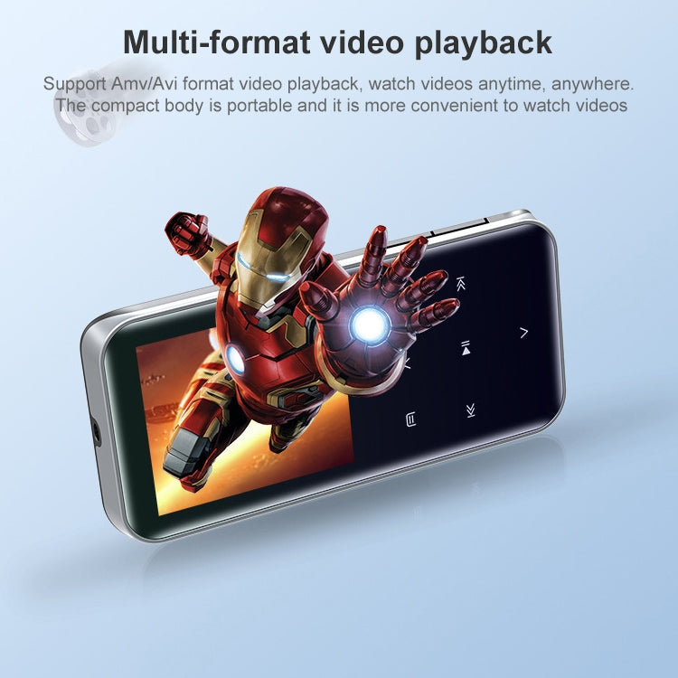 M22 Portable Bluetooth Touch Screen MP3 Player Recorder E-Book, Memory Capacity: 4GB(Black) - MP3 Player by PMC TechLife | Online Shopping South Africa | PMC TechLife