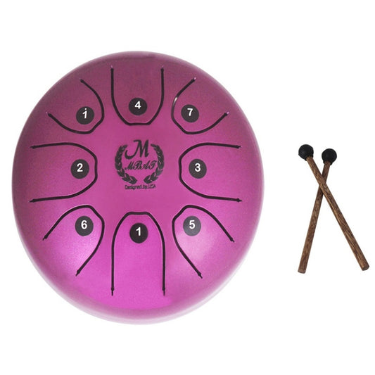 MEIBEITE 5.5-Inch C-Tune Sanskrit Drum Steel Tongue Empty  Worry-Free Drum(Purple) - Percussion Instruments by MEIBEITE | Online Shopping South Africa | PMC Jewellery