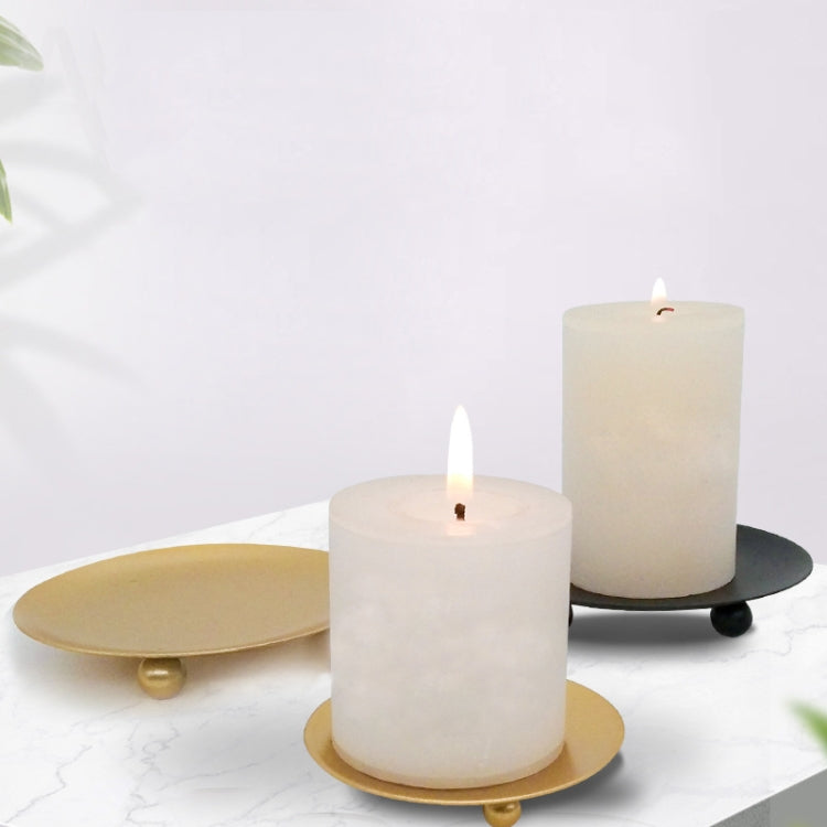 European Romantic Iron Geometric Candle Holder Table Decoration, Size: Small(Black) - Candles & Candle Holders by PMC TechLife | Online Shopping South Africa | PMC TechLife