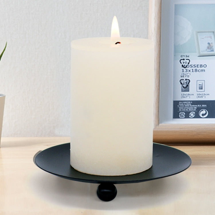 European Romantic Iron Geometric Candle Holder Table Decoration, Size: Small(Black) - Candles & Candle Holders by PMC TechLife | Online Shopping South Africa | PMC TechLife