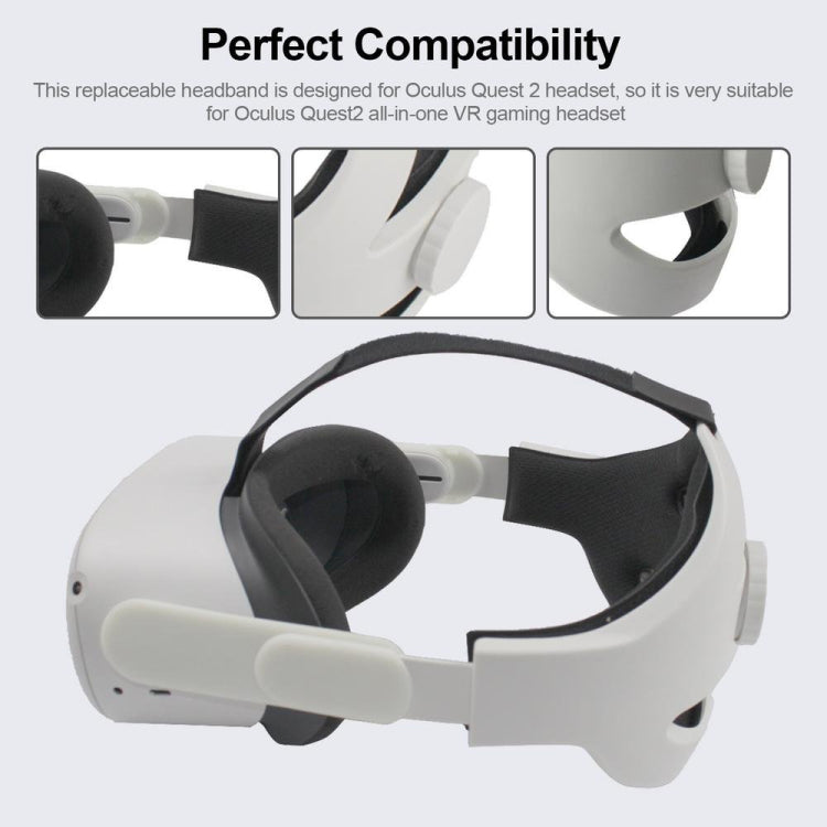 VR Comfortable Replacement Headset VR Accessories Weight Loss Headband, For Oculus Quest 2 - VR Accessories by PMC Jewellery | Online Shopping South Africa | PMC Jewellery
