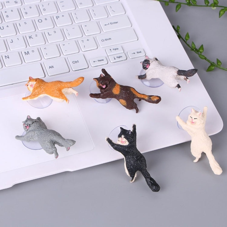 60 PCS Sucker Design Cute Cat Smartphone Holder(Gray) - Desktop Holder by PMC TechLife | Online Shopping South Africa | PMC TechLife