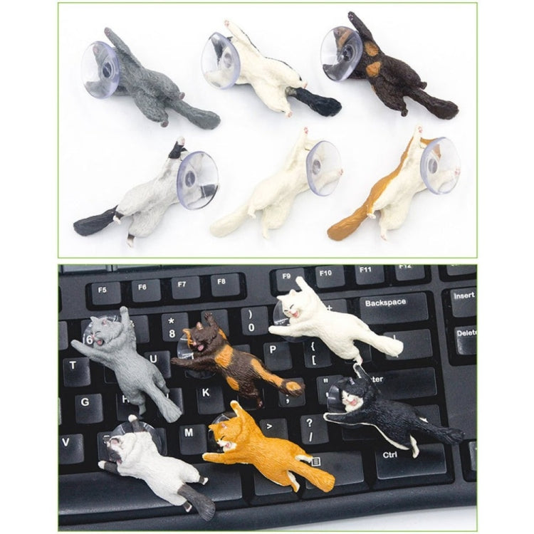 60 PCS Sucker Design Cute Cat Smartphone Holder(Orange) - Desktop Holder by PMC TechLife | Online Shopping South Africa | PMC TechLife