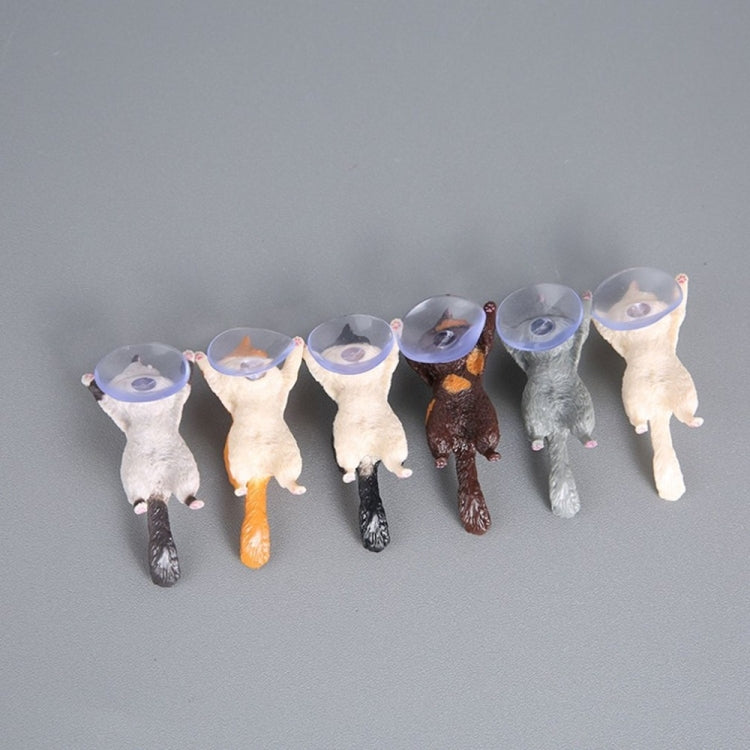 60 PCS Sucker Design Cute Cat Smartphone Holder(Orange) - Desktop Holder by PMC TechLife | Online Shopping South Africa | PMC TechLife