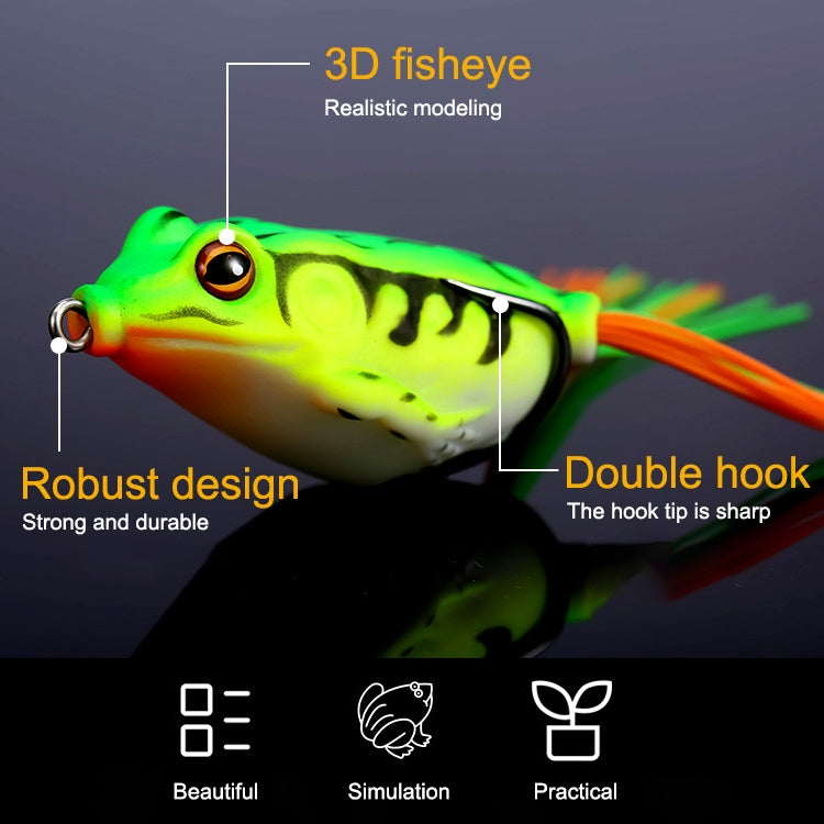 Bionic Thunder Frog Lure Bait Simulation Fishing Bait, Specification: 5.0cm/9g(1) - Fishing Lures by PMC TechLife | Online Shopping South Africa | PMC TechLife